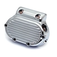 RIBBED TRANS. END COVER, CHROME  960151