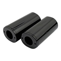 Oem H-D STYLE FORK SLIDER COVERS STD BLACK  515398