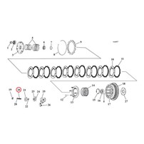 ADJUSTING SCREW, CLUTCH  519835