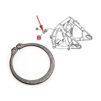 RETAINING RING, SWINGARM BEARING   590225