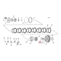 1971-E1984 SPORTSTER CLUTCH RETAINING RING  902055