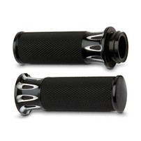 ARLEN NESS DEEP CUT FUSION GRIPS, BLACK E-TROTTLE  958962