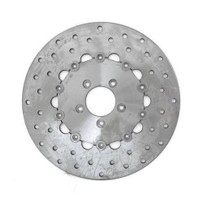 BRAKE ROTOR FRONT; DRILLED STAINLESS  901437