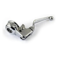 H/BAR CLUTCH LEVER ASSY  CHROME ; INCL. CLAMP, BRACKET & LEVER  555214 