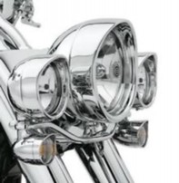 SOFTAIL VISOR STYLE. 7 INCH TRIM RING, CHROME  991152