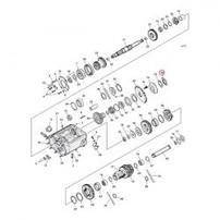 SPROCKET NUT, TRANSM.  517170